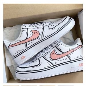 Authentic Nike Air Force 1 Customized Freeshipping